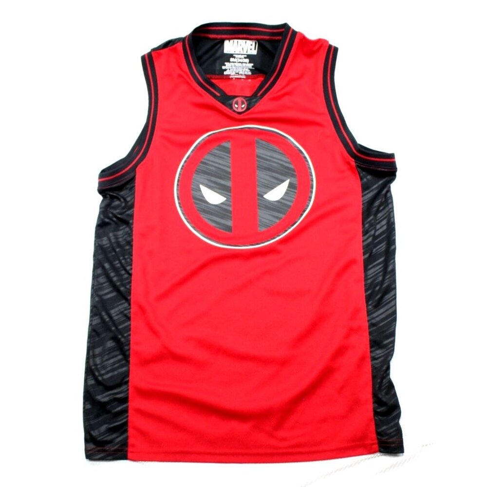 Marvel‎ Deadpool Sleeveless Basketball Jersey Red/Black SM (34/36)